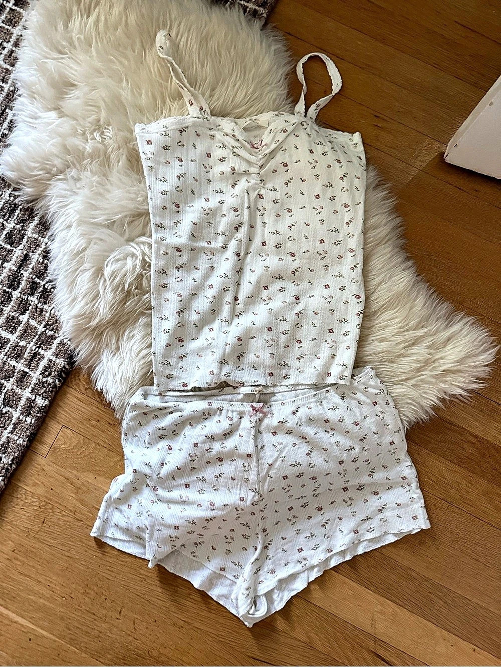 DOEN Floral Camisole & Shorts Pajama Set